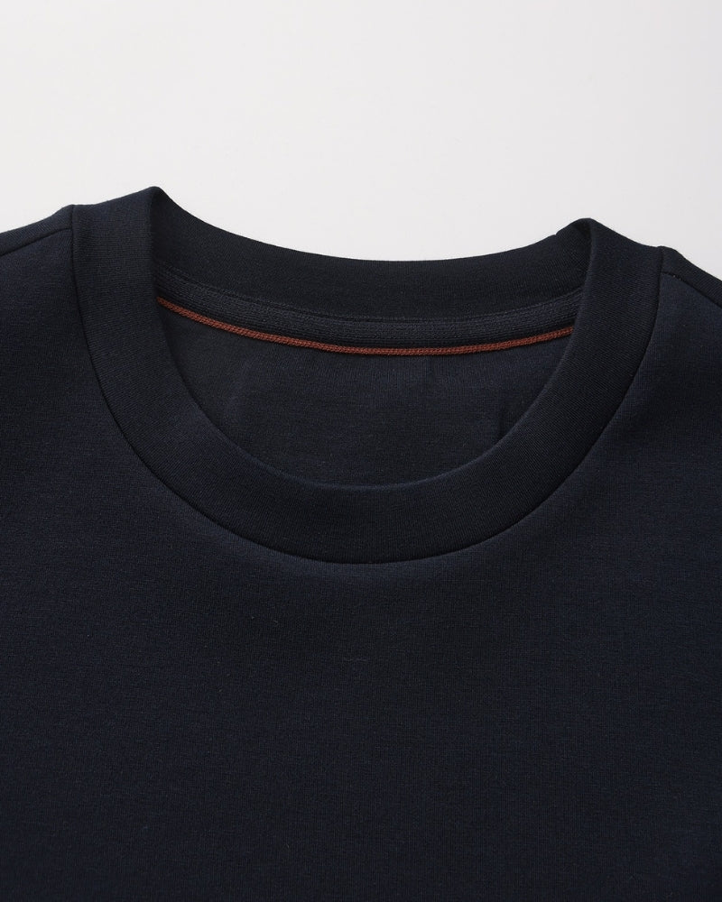 Klassisch Modal Blend Crewneck Sweatshirt
