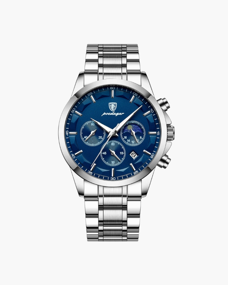 Precision Chronograph Steel Uhr