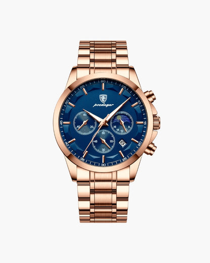 Precision Chronograph Steel Uhr