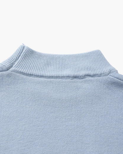 Essential Gerippt Mock Neck Pullover