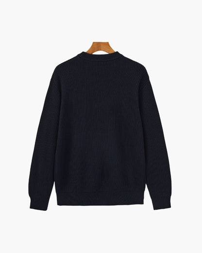 Rib Strick Crewneck