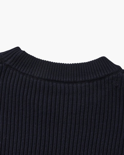 Rib Strick Crewneck