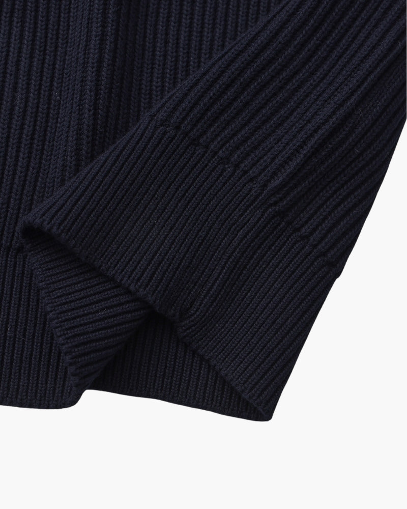 Rib Strick Crewneck