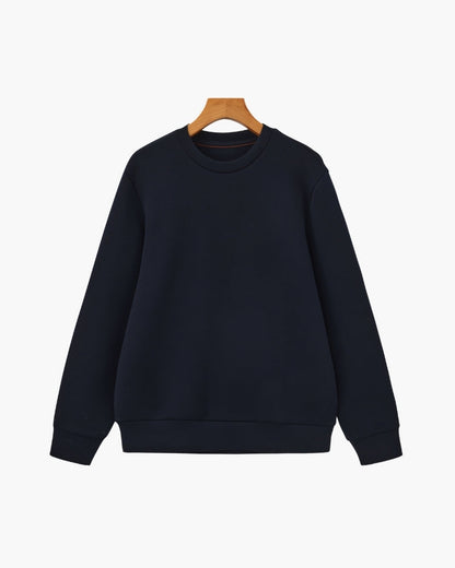 Klassisch Modal Blend Crewneck Sweatshirt