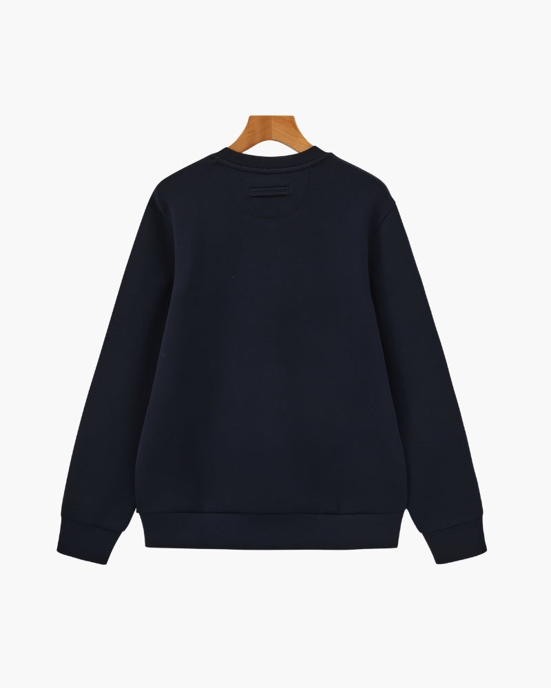Klassisch Modal Blend Crewneck Sweatshirt