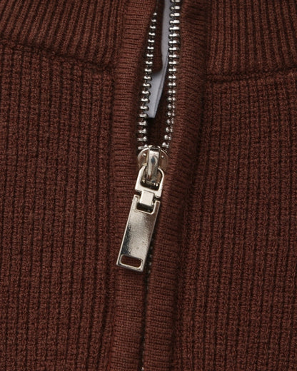 Refined Half-Zip Strick Pullover