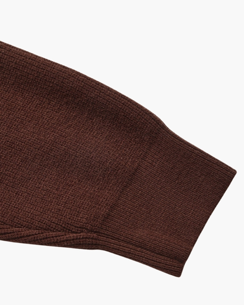 Refined Half-Zip Strick Pullover