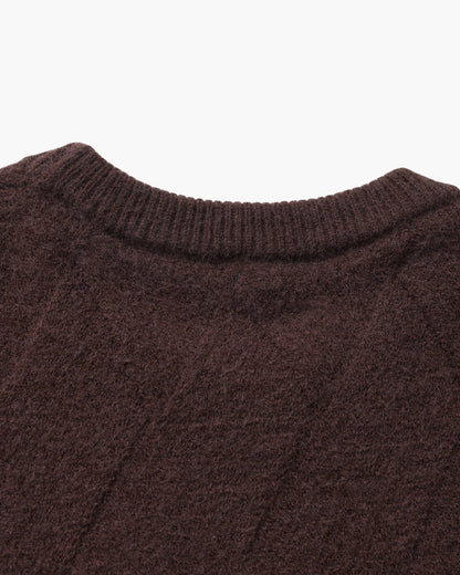 Diamond Strick Crewneck Pullover