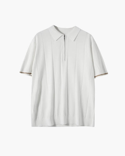 Signature Contrast Trim Poloshirt