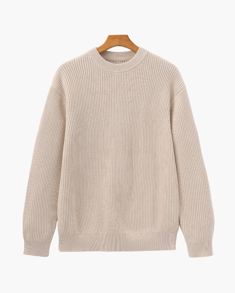 Rib Strick Crewneck