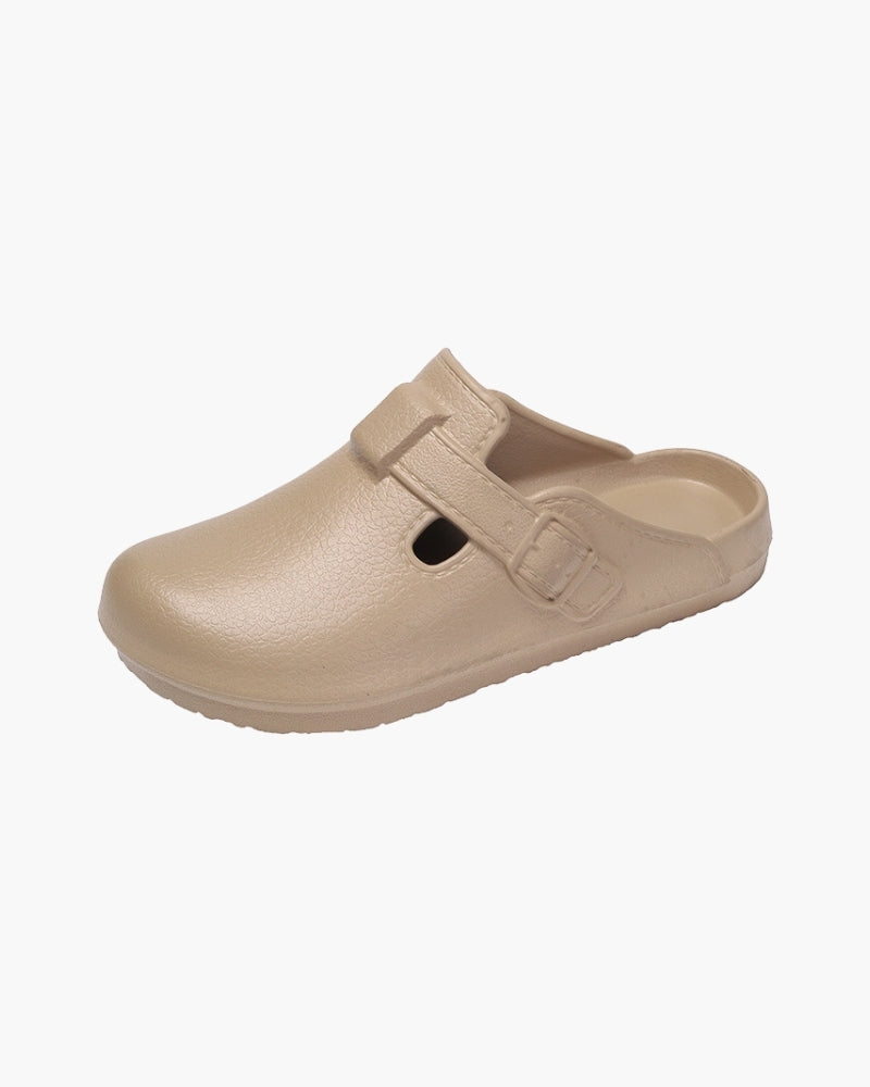 Klassisch Waterproof Buckle Clogs