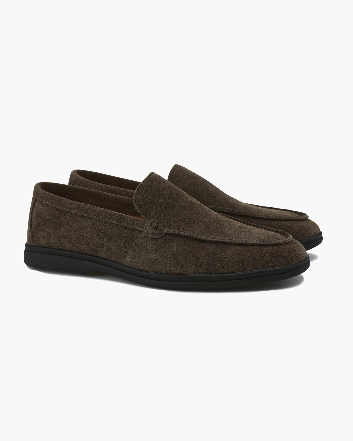 Premium Wildleder Loafer - Black Soles
