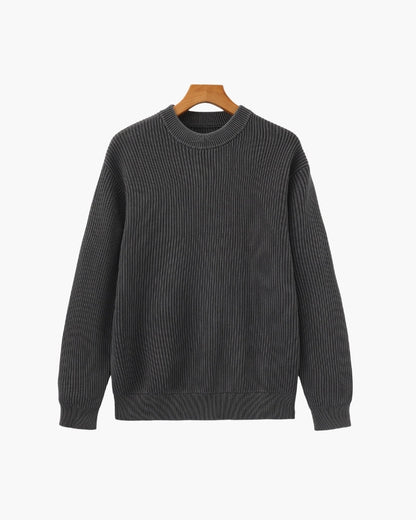 Rib Strick Crewneck