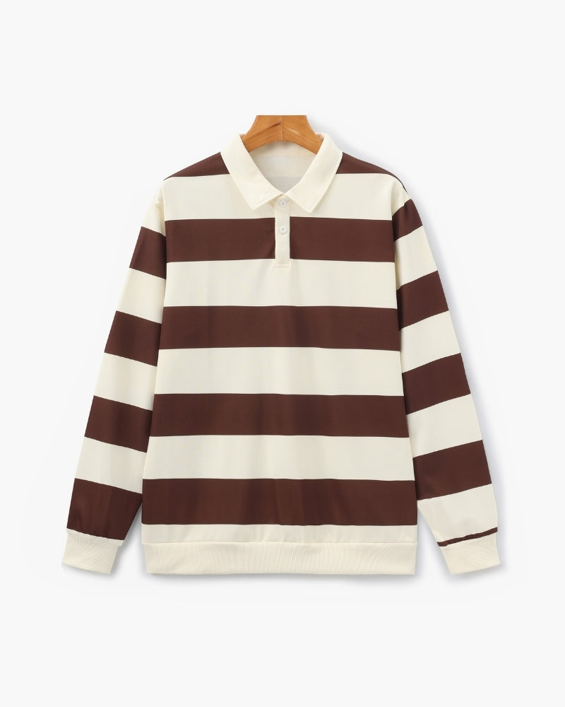 Vintage Stripe Rugby Poloshirt