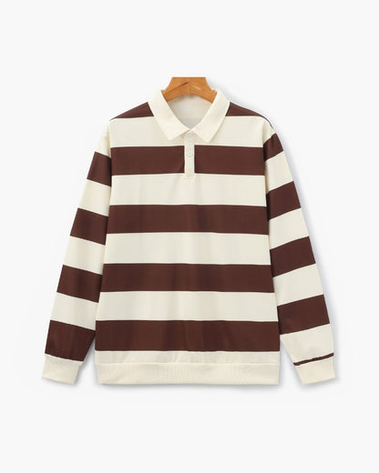 Vintage Stripe Rugby Poloshirt