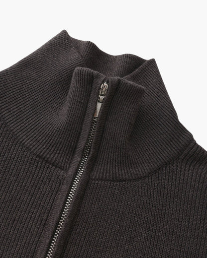Refined Half-Zip Strick Pullover