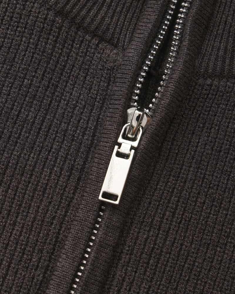 Refined Half-Zip Strick Pullover