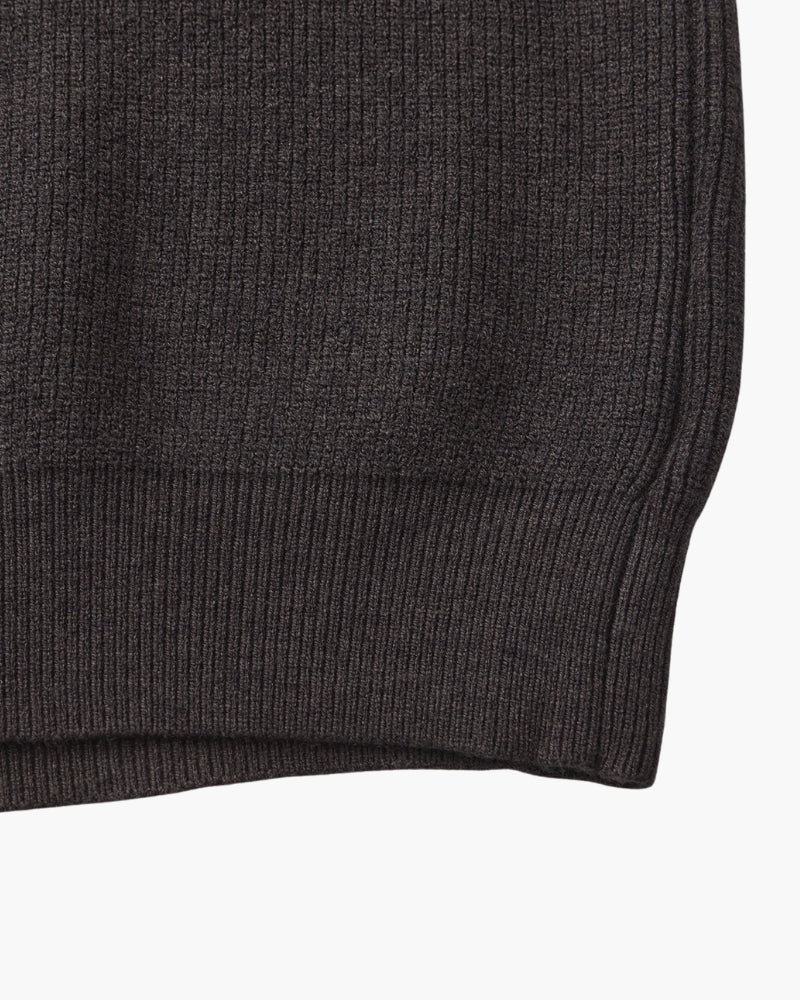 Refined Half-Zip Strick Pullover