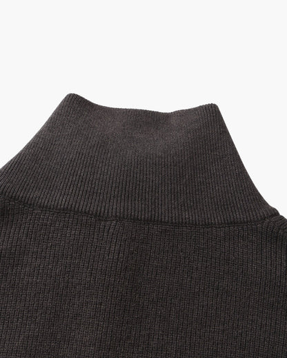 Refined Half-Zip Strick Pullover