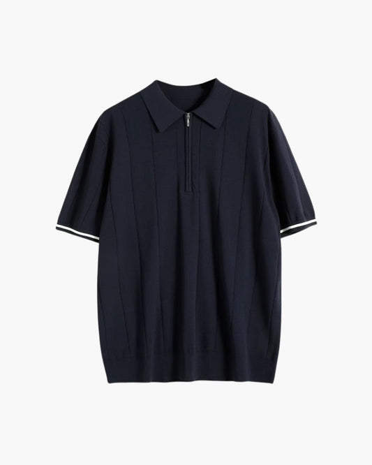 Signature Contrast Trim Poloshirt