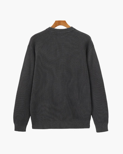 Rib Strick Crewneck