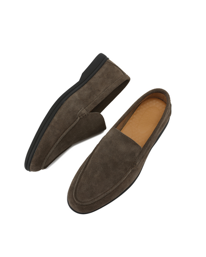 Premium Wildleder Loafer - Black Soles