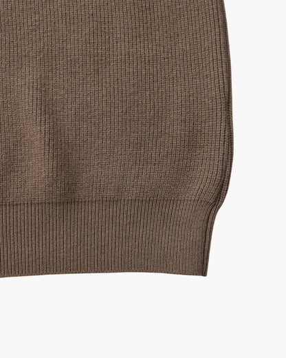 Refined Half-Zip Strick Pullover