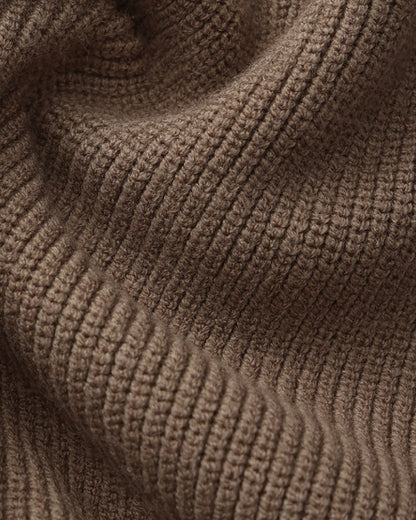 Refined Half-Zip Strick Pullover