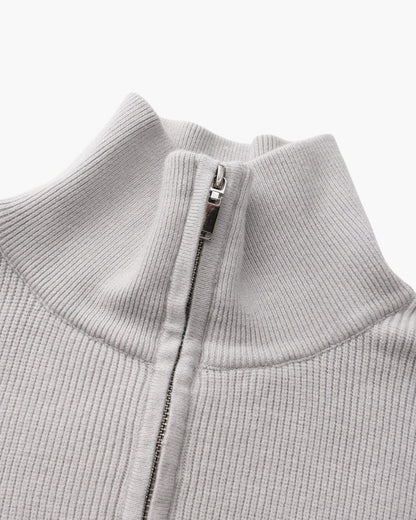 Refined Half-Zip Strick Pullover