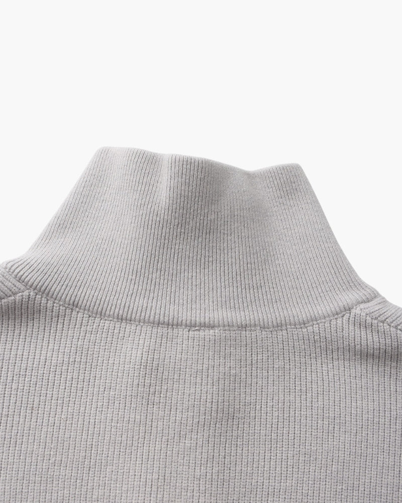 Refined Half-Zip Strick Pullover