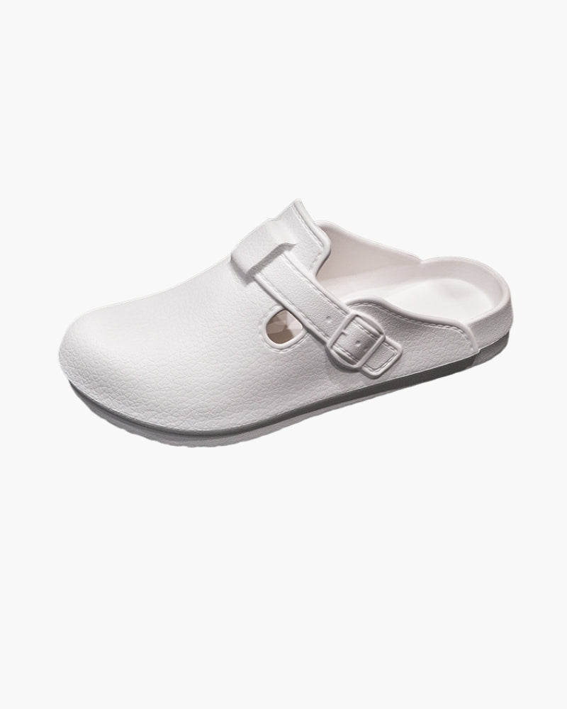 Klassisch Waterproof Buckle Clogs