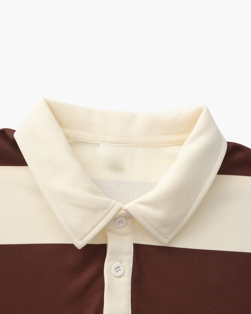 Vintage Stripe Rugby Poloshirt