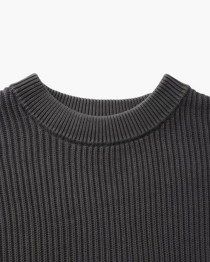 Rib Strick Crewneck