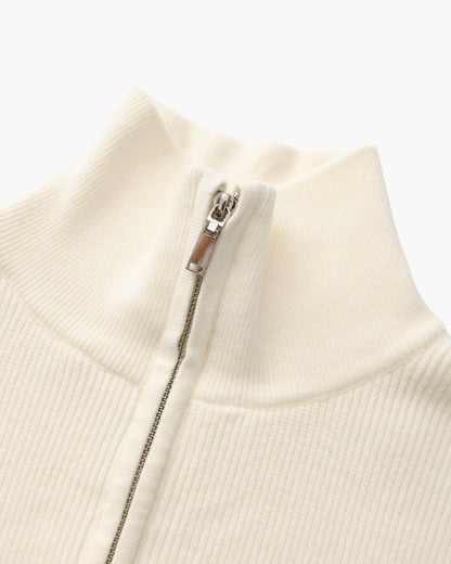 Refined Half-Zip Strick Pullover