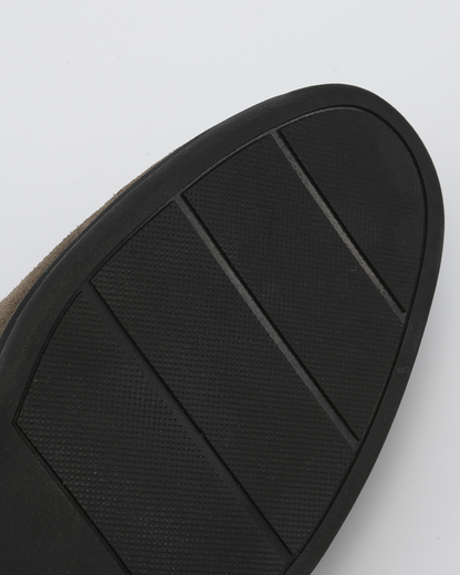 Premium Wildleder Loafer - Black Soles