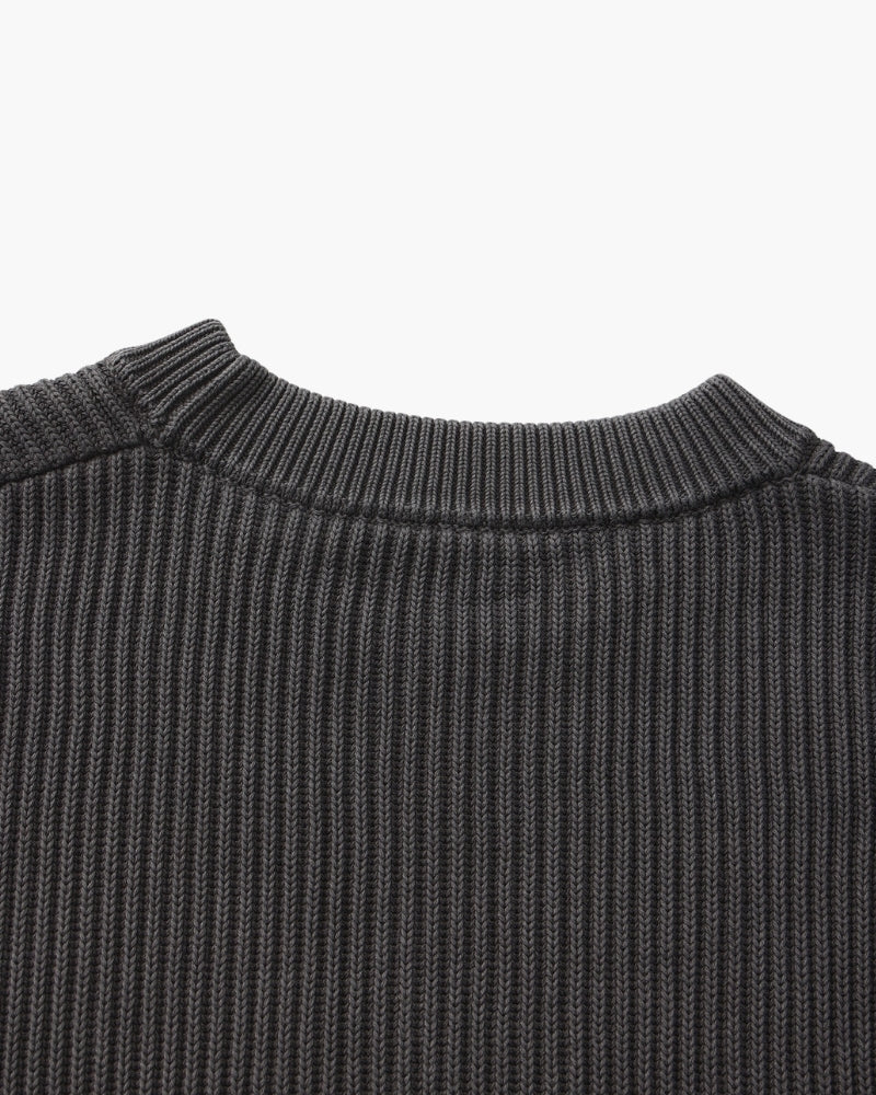 Rib Strick Crewneck