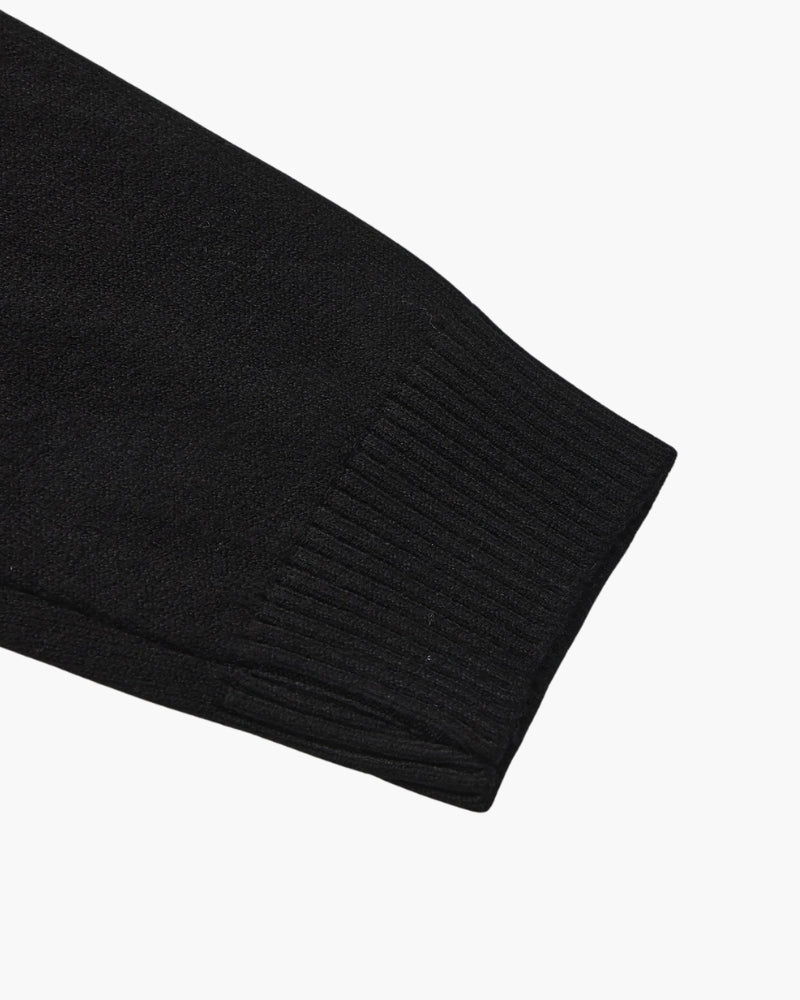 Essential Gerippt Mock Neck Pullover