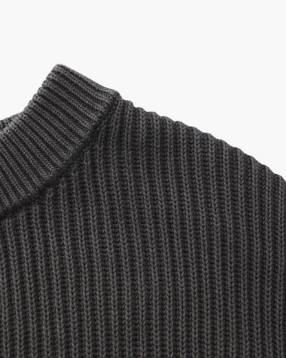 Rib Strick Crewneck