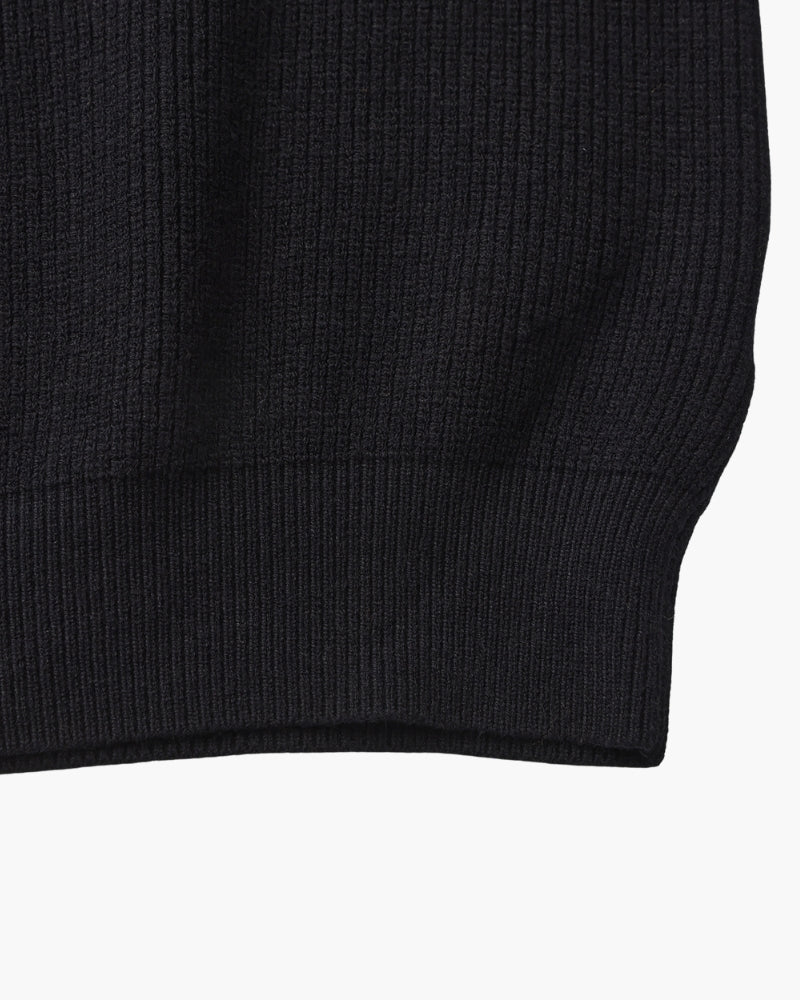 Refined Half-Zip Strick Pullover