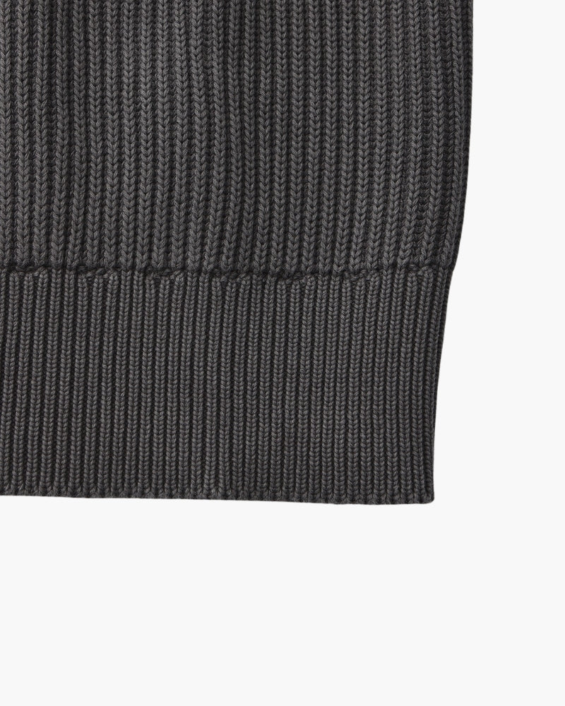 Rib Strick Crewneck