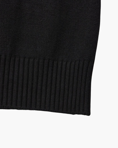 Essential Gerippt Mock Neck Pullover