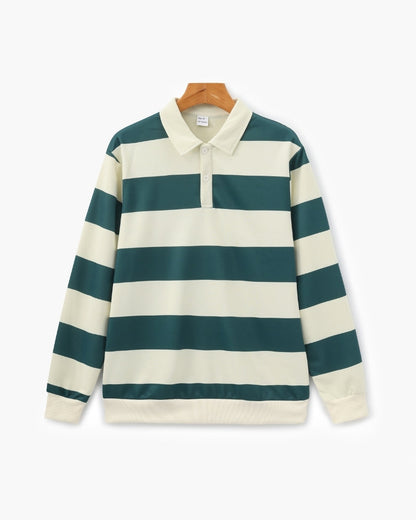 Vintage Stripe Rugby Poloshirt