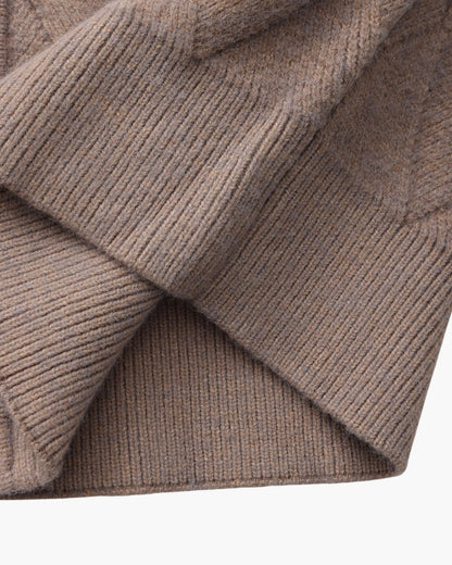 Heritage Diamond Strick Zip Cardigan