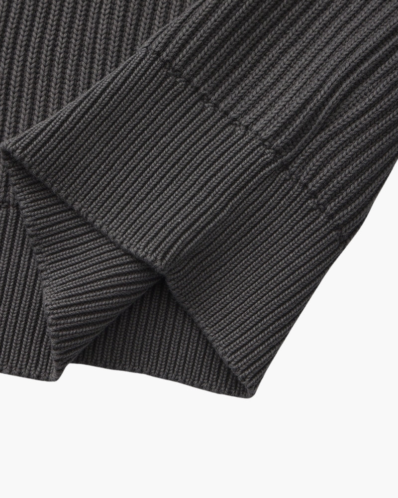 Rib Strick Crewneck