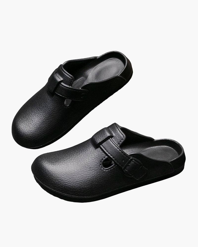 Klassisch Waterproof Buckle Clogs
