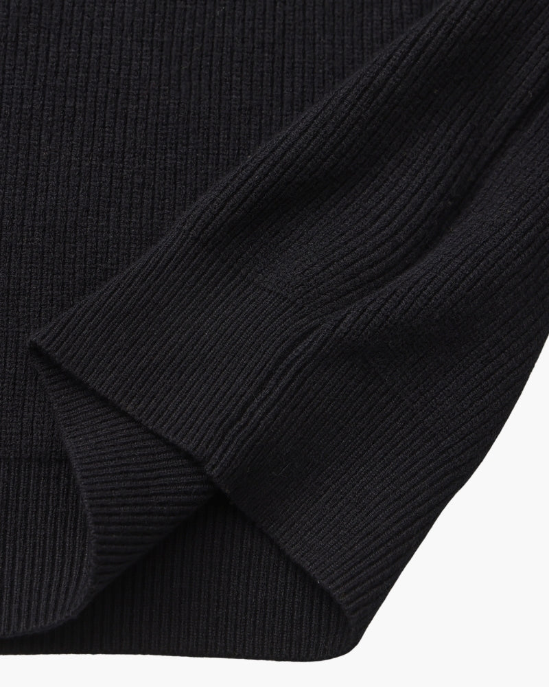 Refined Half-Zip Strick Pullover