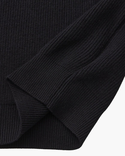 Refined Half-Zip Strick Pullover