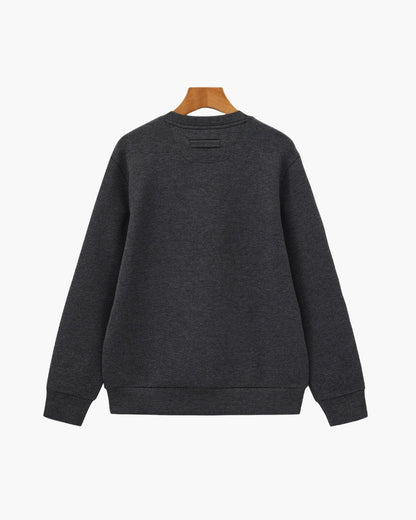 Klassisch Modal Blend Crewneck Sweatshirt