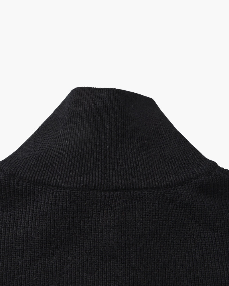 Refined Half-Zip Strick Pullover