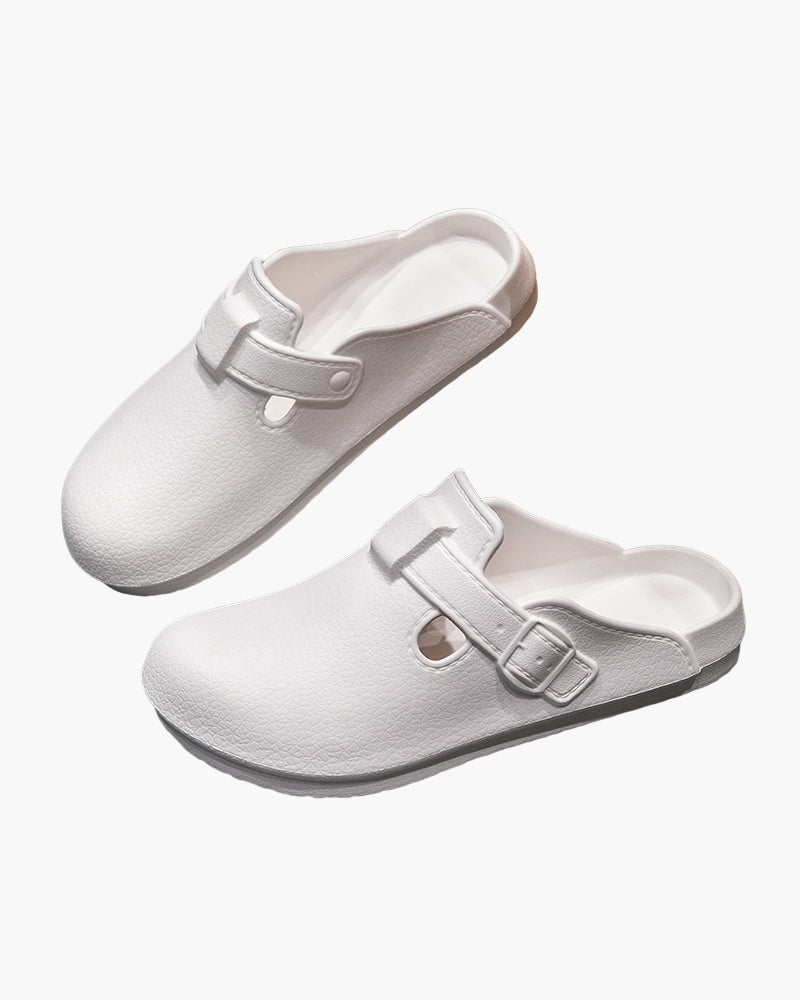 Klassisch Waterproof Buckle Clogs